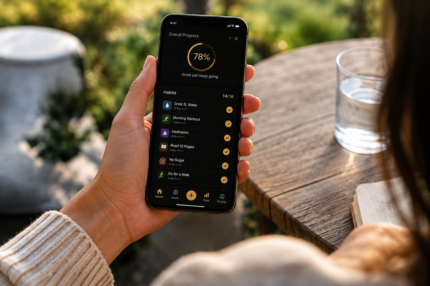 Premium Digital Habit Tracker | Daily Planner, Goal Tracker & Productivity Dashboard